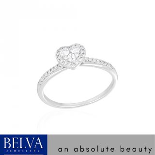 27. Cincin Berlian / Love Series Diamond - Belva Jewellery - BALR3C01793, Menunjukkan Cinta yang Abadi