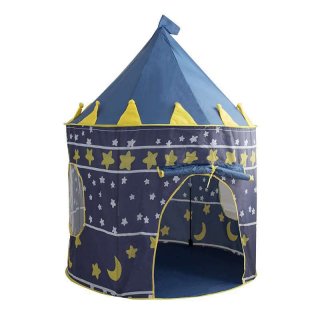 Tenda Anak Bermain Import Portable Castle Tent for Kids Polyester – Biru