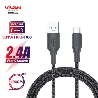 VIVAN Kabel Data FM100S USB Micro Android Fast Charging