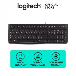 Logitech K120 Keyboard Wired USB Full