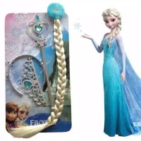 23. Rambut dan Mahkota Elsa 'Frozen' untuk Bermain Bersama Teman-teman
