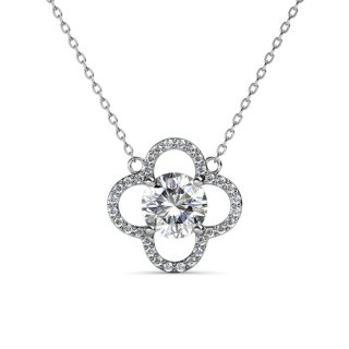 Her Jewellery Mon Trefle - Kalung Moissanite diamond Celesta