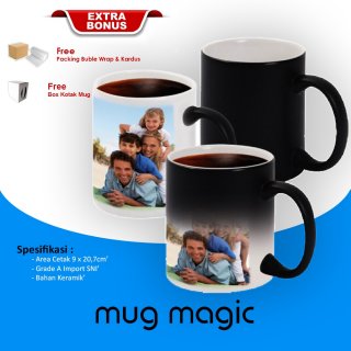 5. Mug Magic Custom untuk Menemani Sarapan di Pagi Hari