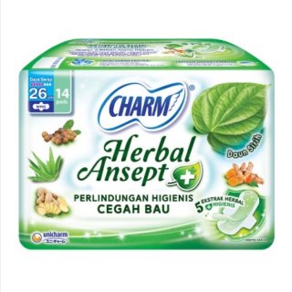 3. Charm Herbal Ansept+, Kandungan Herbal Bikin Lebih Segar dan Bersih