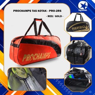 TAS BADMINTON PROCHAMPS 2R KOTAK SPECIAL EDISI WITH THERMO-RED GOLD