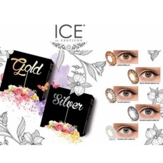 Softlens X2 Ice Exoticon Gold Silver