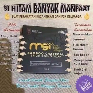 1. Bamboo Charcoal Soap by MSI
