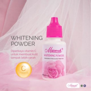 7. Marwah Skincare Whitening Powder untuk Wajah Glowing Sempurna