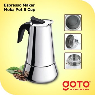 GoTo Espresso Maker Moka Pot Stainless