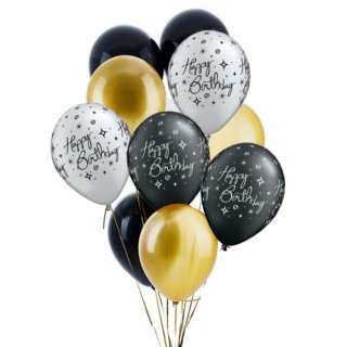 Balon Latex Happy Birthday 