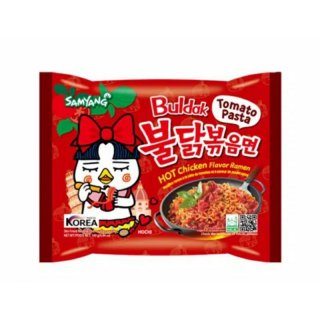 Mie Samyang Buldak Hot Chicken Flavor Ramen Tomato Pasta 140 Gram