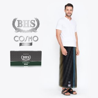 Sarung BHS Cosmo Silver Motif K26 PPS Hitam Olive