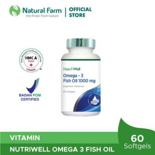 6. Nutriwell Omega 3 Fish Oil