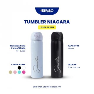 22. Tumbler Custom Niagara Laser Grafir, Unik dan Menarik