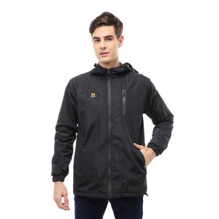 Hamlin Clover Outerwear Jacket Hoodie Pria Waterproof Anti Air Material Taslan 