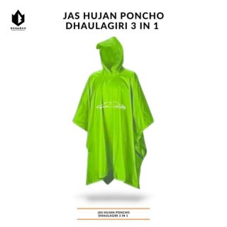 Jas Hujan Outdoor Poncho 3in1 Dhaulagiri Waterproof