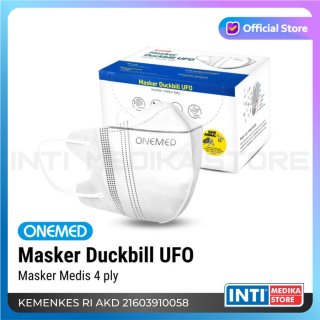 ONEMED - Masker Duckbill UFO 4 Ply 3D Surgical Mask 