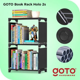 8. Goto Holo Rak Buku Serbaguna Lemari Multifungsi, Kokoh dan Multifungsi