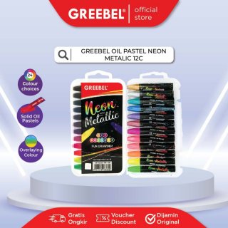 GREEBEL Crayon Krayon Neon Metalic