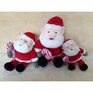 29. Boneka Santa Clouse Tongkat Stripe, Bahan Lembut dan Berkualitas