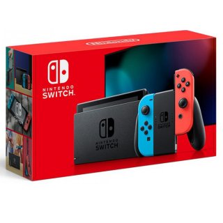 Nintendo Switch Red & Blue Neon