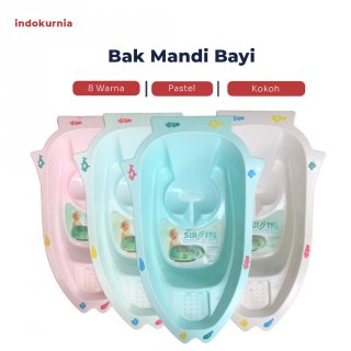 30. Indokurnia Baby Bath Bak Mandi, Berbahan Plastik Tahan Banting