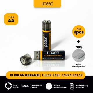 UNEED Battery Rechargeable AA 