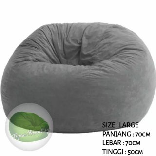 Bean Bag Sofa + Isi Styrofoam - Suede 