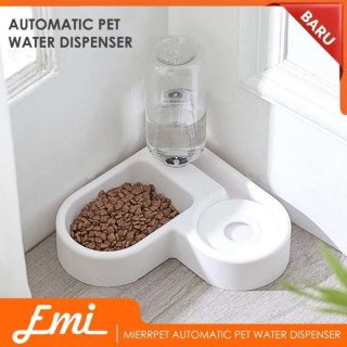 MierrPet Tempat Makan Anjing Kucing Automatic Pet Water Dispenser
