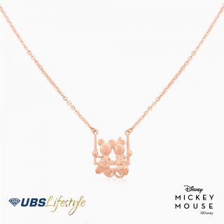 14. UBS Kalung Emas Disney Mickey & Minnie Mouse - Kky0213 - 17K, Kalung Cantik untuk Bikin Tampilan Anggun