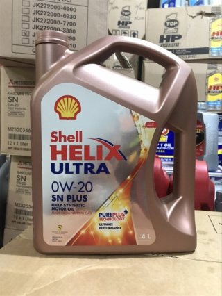 Shell Helix Ultra SN PLUS 0W-20 4 liter Full Synthetic
