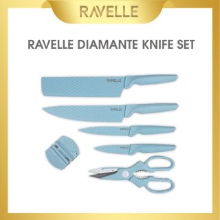 Ravelle Pisau Set Diamante Knife Set 6 in 1 