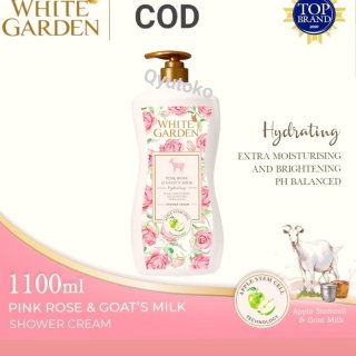 WHITE GARDEN Shower Cream Pink Rose Goat Milk 