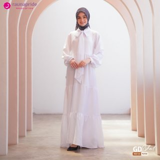 Rauna - Baju Muslim - Gamis Dewasa 40 Putih