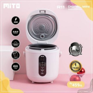 Mito R11 Premium Digital Mini Rice Cooker 0.5 Liter
