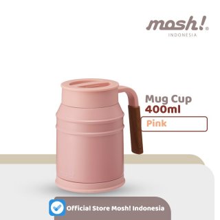Mosh Termos - Mug Cup Gelas Stainless Steel 400 ML – PINK