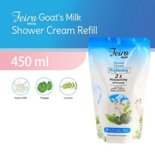 Feira White Goat’s Milk Shower Cream