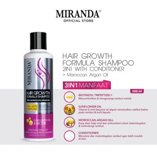 Miranda Hair Growth Biotin Shampoo 2in1 with Conditioner