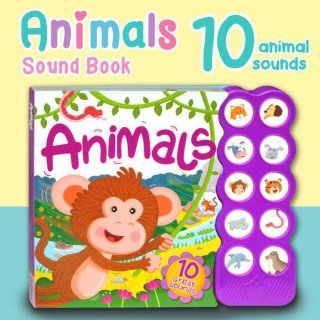 24. ANIMALS Sound Book 10 animal sounds, agar Anak Mengenal Aneka Suara Hewan