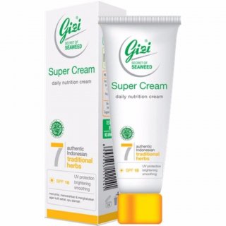 2. Gizi Super Cream Daily Nutrition Cream UV Protection With SPF 18, Teman Liburan Terbaik