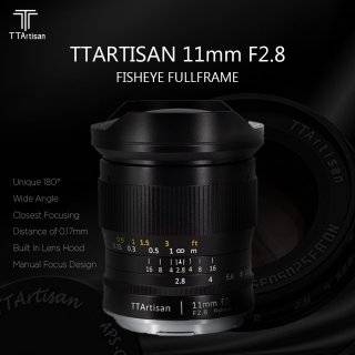 6. Lensa TTArtisan 11mm F2.8 Full Frame Fisheye