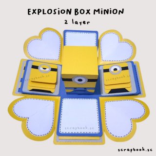30. Exploding Box Minion Unik untuk Hari Spesial