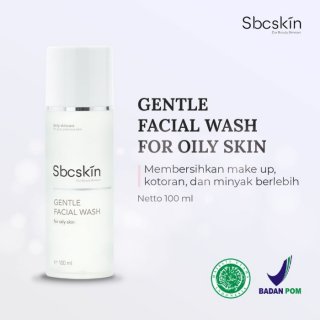16. Sbcskin Gentle Facial Wash, Sangat Cocok untuk Kulit Berminyak