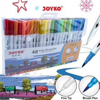 19. Color Brush Pen Pena Kuas Warna Joyko CLP-40