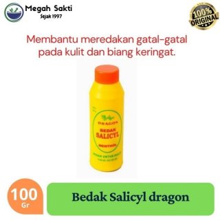 Bedak Salicyl Menthol Cap Dragon - Bedak Gatal (100gr)