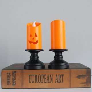  Lilin LED Halloween Warna-warni Dekorasi Atas Meja