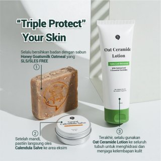 Bio Talk Oat Ceramide Lotion for Eczema Psoriasis Dry Sensitive Skin - Oat Lotion 30ml