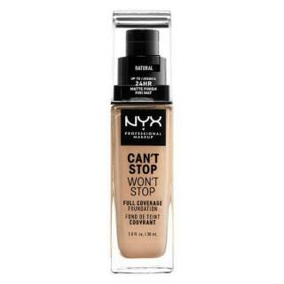 5. NYX Professional Makeup Can’t Stop Won’t Stop Foundation