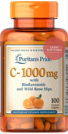 Puritan's Pride Vitamin C-1000 mg with Bioflavonoids and Rose Hips
