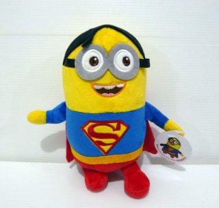12. Boneka Minions Superman Costume Import Doll Minion